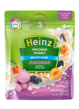 купить Каша Heinz Лакомая рисовая абрикос-чернослив 170г с 5месяцев в Кишинёве 