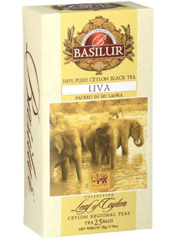 купить Черный чай Basilur Leaf of Ceylon UVA, 25*2г в Кишинёве 