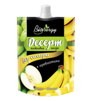 💚 🌿 ДЕСЕРТ ФРУКТОВЫЙ «ЯБЛОКО – БАНАН» 