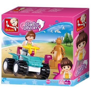 cumpără CONSTRUCTOR GIRLS IS DREAM Quad bike 54pcs В0599 în Chișinău 