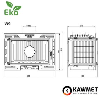 Focar KAWMET W9 12,8 kW 