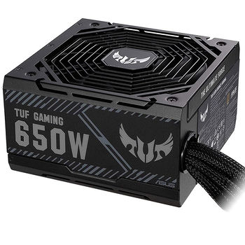 Блок питания 650W ATX Power supply ASUS TUF-GAMING-650B, 650W, 80 Plus Bronze, EPS12V, Military-grade Certification, Dual ball Fan Bearings, Protective PCB Coating, 135mm Axial-tech Fan, 0dB Technology, Sleeved Cables (sursa de alimentare/блок питания)