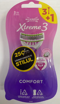 Одноразовые бритвы Wilkinson Sword Xtreme3 Beauty 4 Pack с 3 лезвиями 