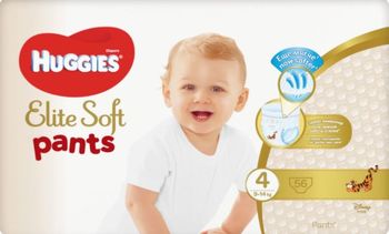 cumpără Scutece-chiloţel Huggies Elite Soft 4 (9-14 kg), 56 buc. în Chișinău 