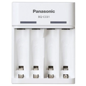 USB Charger Panasonic "Basic" 4-pos AA/AAA, BQ-CC61USB 