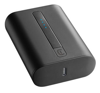 Power Bank Cellularline 10000mAh, PD Thunder, Black 