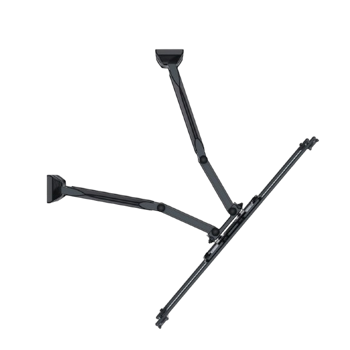 Wall Mount  Gembird "WM-75ST-02" Black 32"-75", 45kg VESA:up 600x400, Wall dist:55~490mm,±50°,-5/+8° 