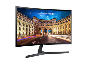 купить 23.5" SAMSUNG C24F390FH, Black, Curved-SVA, 1920x1080, 75Hz,FreeSync,4ms, 250cd, MegaDCR,DSub+HDMI в Кишинёве 