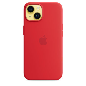 Original iPhone 14 Silicone Case with MagSafe - (PRODUCT)Red, Model A2910 