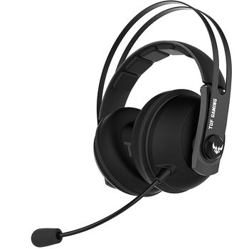 ASUS Gaming Headset TUF Gaming H7 Gun-Metal, On-board 7.1 virtual surround, Driver 53mm Neodymium, Impedance 32 Ohm, Headphone: 20 ~ 20000 Hz, Sensitivity microphone: -45 dB, Cable 1.2m, USB