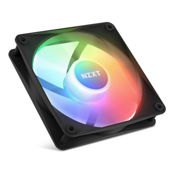 PC Case Fan NZXT F120 RGB Core, 120x120x26mm, 8 LEDs,33.8dB, 78.86CFM, 500-1800RPM, FDB, 4 Pin,Black 