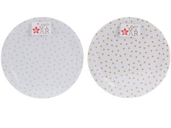 Набор тарелок бумажных "Star" 8шт, D23cm 