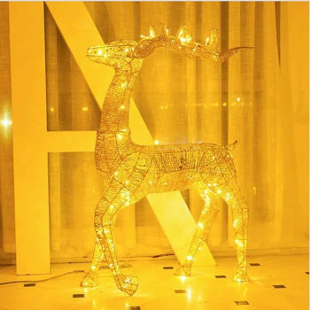 Figurina decorativa Ren LED, inaltime 150 cm 