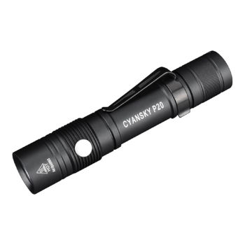 купить Фонарь ручной Cyansky P20 Led Flashlight, Black, 1600 lum, AA1BA0447 в Кишинёве 