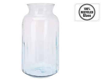 Vaza de sticla "Borcan" H35cm, D19cm 