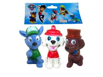 Set jucarii pentru pentru baie "Paw Patrol", 3buc cauciuc 