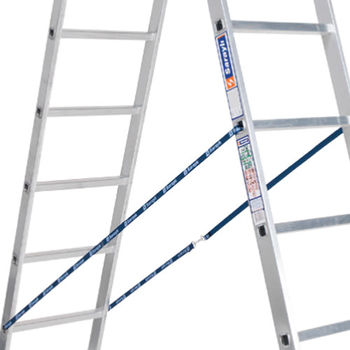 Трехсекционная алюминиевая лестница 3X10 2.74/4.6/6.52 м 