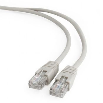 2m, Patch Cord  Gray  PP12-2M, Cat.5E, Cablexpert, molded strain relief 50u" plugs 