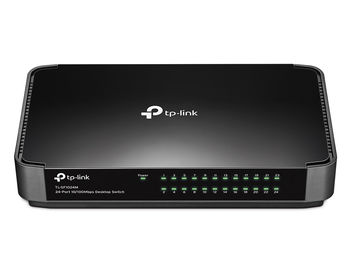 24-port 10/100Mbps Switch  TP-LINK "TL-SF1024M", plastic case 