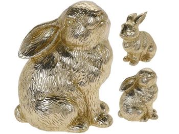 Сувенир "Кролик золотой" 22cm, 2 дизайна, керамик 