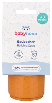 Baby-Nova, Набор чашек для сборки/укладки, 8 шт., от 3 мес (32504) 