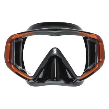 купить Маска для дайвинга Scubapro Crystal vu mask black/orange 24.855.810 в Кишинёве 