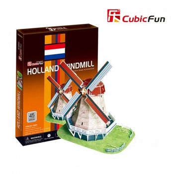 купить CubicFun пазл 3D Holland Windmill в Кишинёве 