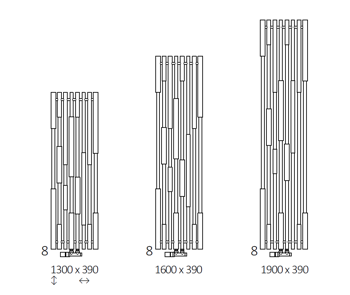 Radiator Terma CANE 1300x390mm 