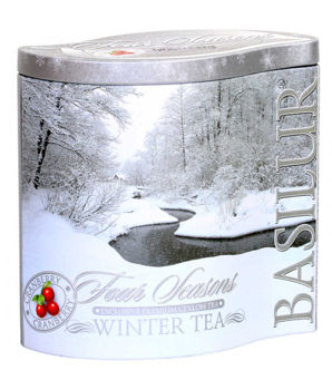 Чай черный Basilur Four Seasons WINTER TEA, металлическая коробка, 100 г 