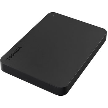 Внешний жесткий диск 1TB External HDD 2.5 Toshiba Canvio Basics HDTB510EK3AA, Black, USB 3.2 Gen 1