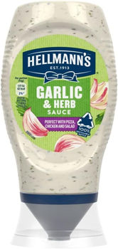 купить Hellmann’s Garlic&Herb Sauce 250ml в Кишинёве 