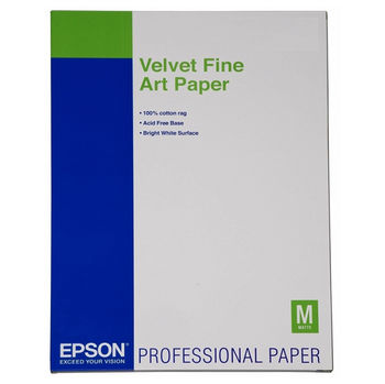 Photo Paper A3+ 260gr 20 sheets Epson Velvet Fine Art 