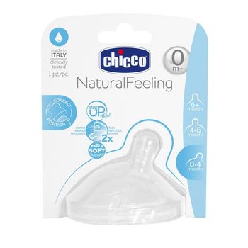 cumpără Chicco Tetină Step Up 1 anticolici, silicon, flux normal, 0+, 1buc (60073) în Chișinău 