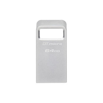 Memorie 64GB USB Flash Drive Kingston DataTraveler Micro G2 DTMC3G2/64GB, Metal casing, USB 3.2, Compact and lightweight, World’s smallest USB Flash drive (Read 200 MB/s) (memorie portabila Flash USB/внешний накопитель флеш память USB)