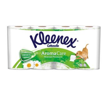 cumpără Hârtie igienică Kleenex Camomile, 8 role, 3 straturi în Chișinău 