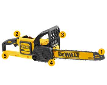 купить Пила цепная аккумуляторная DeWALT DCM575X1 в Кишинёве 