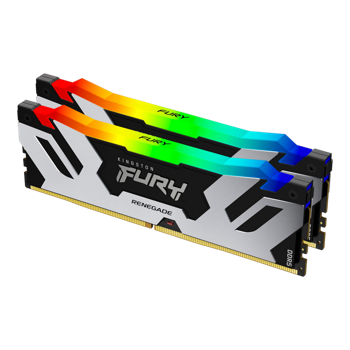 96GB DDR5-6000MHz  Kingston FURY Renegade RGB (Kit of 2x48GB) (KF560C32RSAK2-96), CL32-38, 1.35V 