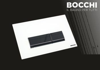 Кнопка для инсталляция подвесного WC Bocchi Vivente Control Panel White Glass 