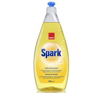 купить Sano Средство для мытья посуды Spark Limon (500 мл.) 425936 в Кишинёве 