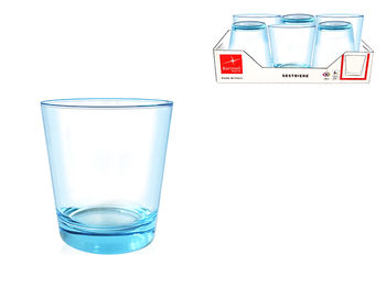 Set pahare pentru apa Sestriere Azzurro 6buc, 240ml 