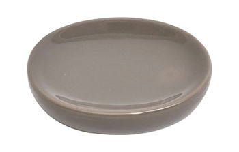 Săpunieră ovală Tendance Dolomite 12.5X9.5cm, sură, ceramică 