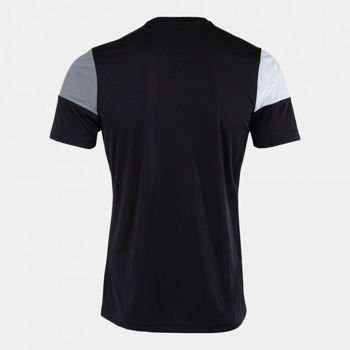 Футболка JOMA - CREW V SHORT SLEEVE T-SHIRT BLACK GREY 