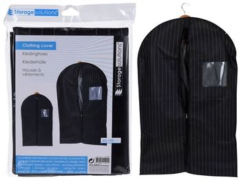 Husă pentru haine Storage Solutions 60X100cm, cu orificiu transparent 