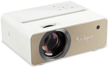 купить FHD Projector AOPEN (by Acer) QF12 (MR.JU411.001), DLP, 1920x1080, 1000:1, 100Lm, 50000hrs, WiFi, USB, microSD, Multimedia Player: EDTV, HDTV, SDTV, Audio Line-out, HDMI, Bluetooth, 1 x 5W Speakers, White/Gold, 1.3kg в Кишинёве 