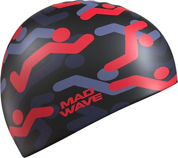 Шапочка для плавания силиконовая Mad Wave Swimmers M05552 (10707) 