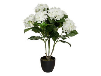 Floare artificiala "Hydrangea" 60cm in ghiveci Atmosphera 