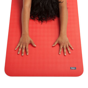 Mat pentru yoga  Bodhi ECOPRO DIAMOND RED -6mm 