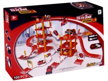 Parcare "Rescue Station" 1:64, 100pz multifunctionala 