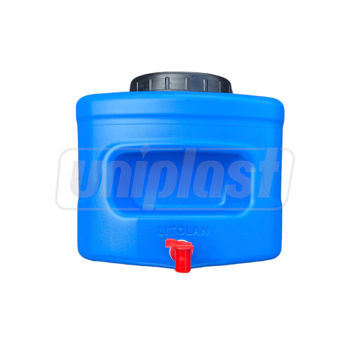 cumpără Rezervor apa cu robinet 10 L (albastru) cu suport sapun (18x30x27 cm)  LITOLAN în Chișinău 