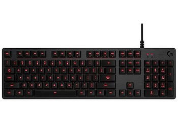 Клавиатура Logitech G413 Carbon Backlit Mechanical Gaming Keyboard, Backlighting RED LED, USB, gamer, 920-008309 (tastatura/клавиатура)